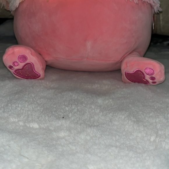 ON HOLD 👣Squishmallows Caparinne Pink Bigfoot Valentine’s 💞Headband HTF NWT 10" - Picture 8 of 9
